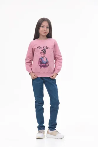 Детская кофта с длинным рукавом для девочек Rumino Jeans GS003PWGS007, Розовый