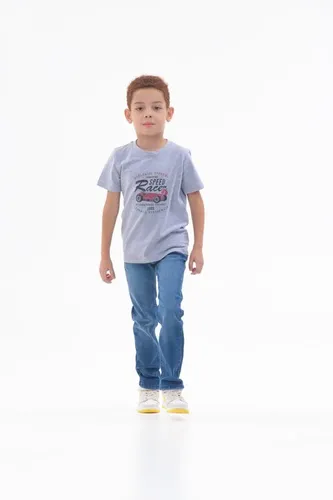 Детская футболка для мальчиков Rumino Jeans BOYFK10GRWC030, Серый, фото № 13