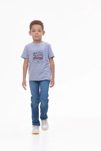 Детская футболка для мальчиков Rumino Jeans BOYFK10GRWC030, Серый, фото № 10