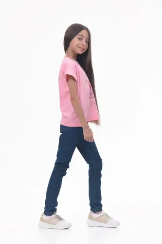 Детская футболка для девочек Rumino Jeans GRLFKPWBK005, Розовый, sotib olish