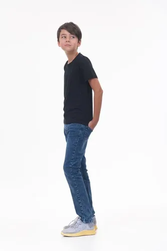 Детская футболка для мальчиков Rumino Jeans BOYR32BL001, Черный, фото № 9