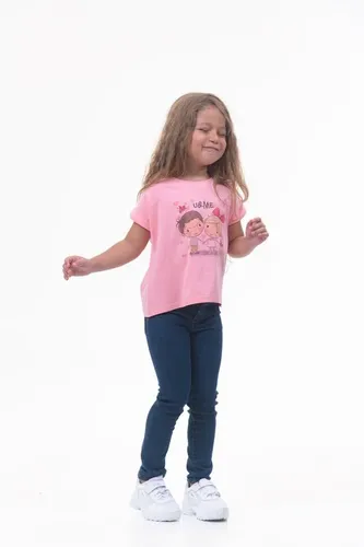 Детская футболка для девочек Rumino Jeans GRLFK2PWBDG026, Розовый, фото № 20