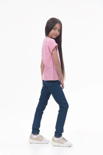Детская футболка для девочек Rumino Jeans GRLFK34PWG035, Розовый, foto