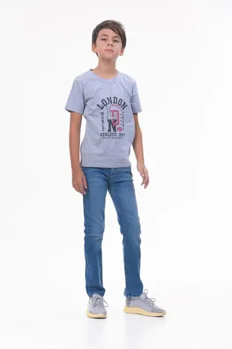 Детская футболка для мальчиков Rumino Jeans BOYFK25GRWLS010, Серый