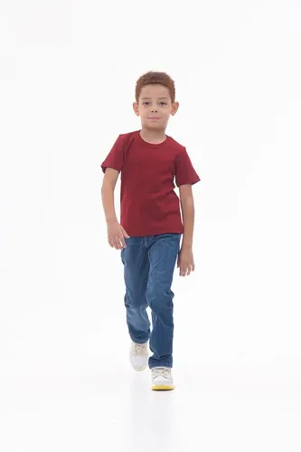 Детская футболка для мальчиков Rumino Jeans BOYBRD041, Бордовый, фото