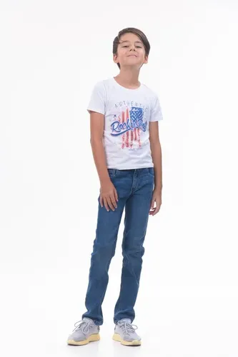 Детская футболка для мальчиков Rumino Jeans BOYFK51WHTWLS020, Белый