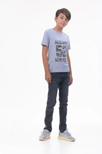 Детская футболка для мальчиков Rumino Jeans BOYFK25GRWLS003, Серый, купить недорого