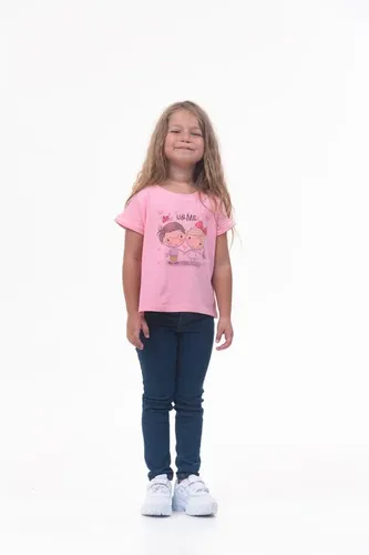 Детская футболка для девочек Rumino Jeans GRLFK2PWBDG026, Розовый