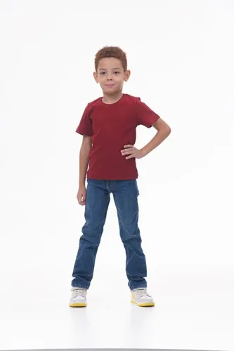Детская футболка для мальчиков Rumino Jeans BOYBRD041, Бордовый