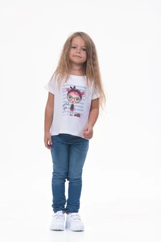 Детская футболка для девочек Rumino Jeans GRLFK41WHTWG070, Белый, foto