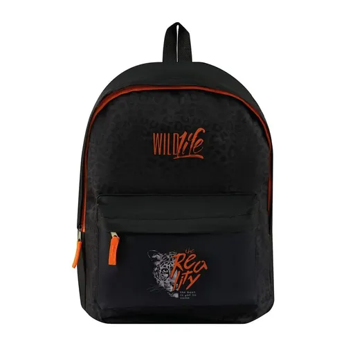 Рюкзак ArtSpace Street Wild, Черный-Оранжевый, купить недорого
