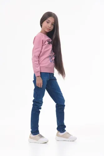 Детская кофта с длинным рукавом для девочек Rumino Jeans GS003PWG011, Розовый, O'zbekistonda