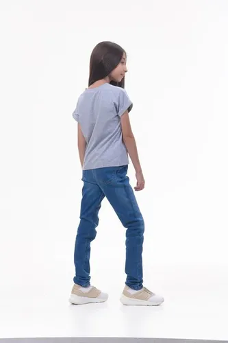 Детская футболка для девочек Rumino Jeans GRLFK18GRWWMN011, Серый, foto