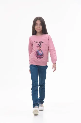 Детская кофта с длинным рукавом для девочек Rumino Jeans GS003PWGS007, Розовый, в Узбекистане