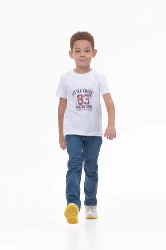 Детская футболка для мальчиков Rumino Jeans BOYFK44WHRWLS039, Белый, sotib olish
