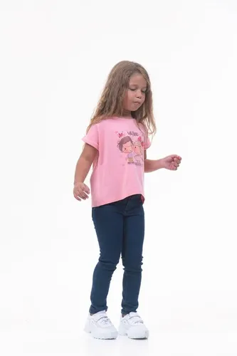Детская футболка для девочек Rumino Jeans GRLFK2PWBDG026, Розовый, фото