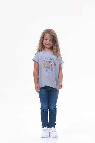 Детская футболка для девочек Rumino Jeans GRLFK4GRWFDS020, Серый, фото