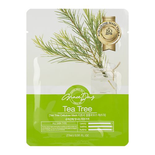 Тканевая маска Grace Day Tea Tree Cellulose, 27 мл