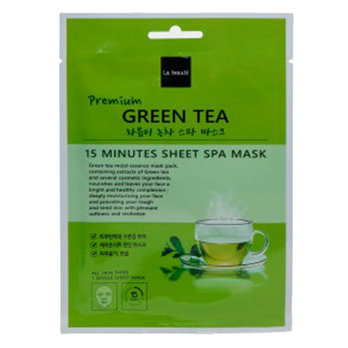 Маска тканевая для лица Premium Зеленый чай