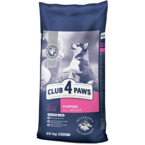 Сухой корм для щенков Club 4 Paws, 20 кг