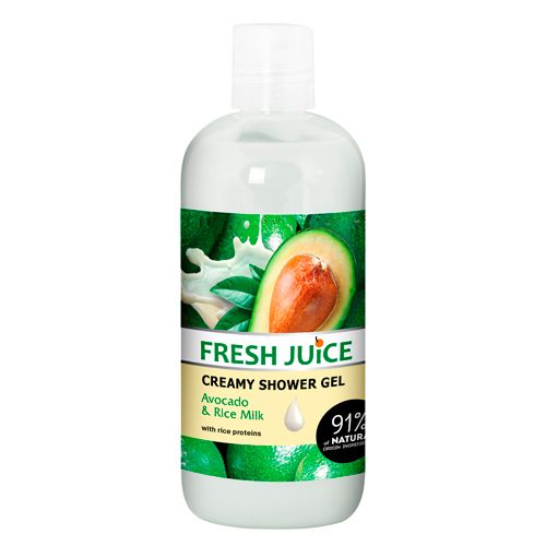 Крем- гель для душа Fresh Juice Avocado и Rice milk, 500 мл