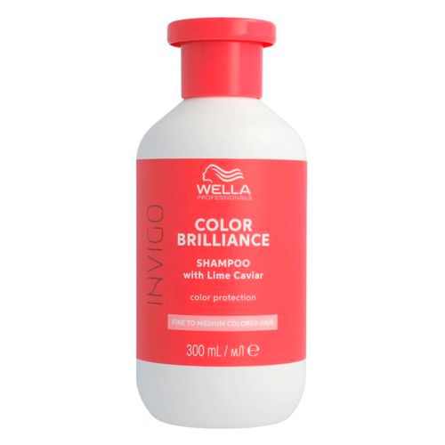 Шампунь для защиты цвета волос для нормальных и тонких Wella Pro Color Brilliance, 300 мл
