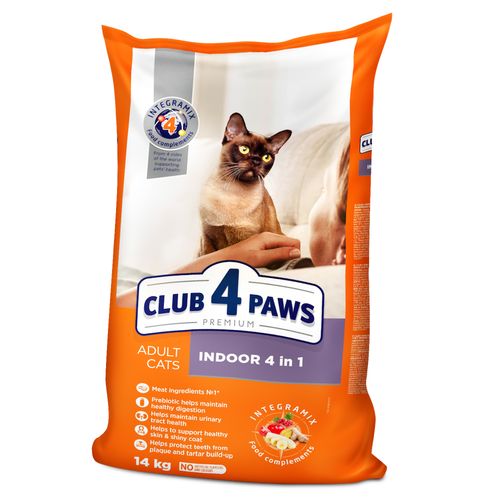 Сухой корм для кошек Club 4 Paws Premium с кроликом, 14 кг