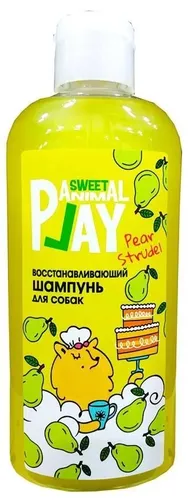 Шампунь Animal Play Sweet Грушевый штрудель Восстанавливающий для кошек и собак, 300 мл