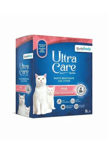 Наполнитель Для Кошачьих Туалетов Benty Sandy Ultra Care Fine Small Cats & Kittens, 8 л