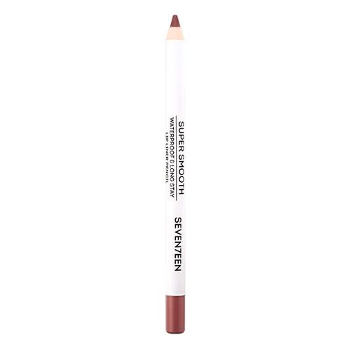 Карандаш для губ Seventeen водостойкий с витамином Е Super Smooth Lip Liner, №-02-Розовый