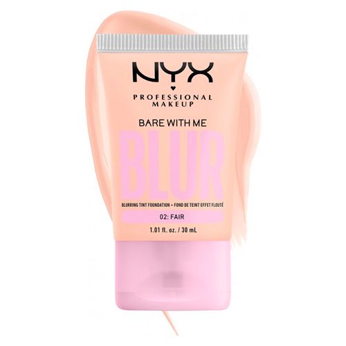 Тональная основа-тинт для лица Nyx Bare With Me Blur, №-02, 30 мл