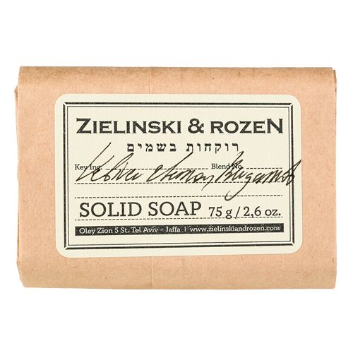 Твердое мыло Zielinski & Rozen Solid soap Vetiver Lemon Bergamot, 75 гр