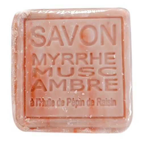 Мыло Musk-Myrrhe-Amber with grape seed oil Cube, 260 гр