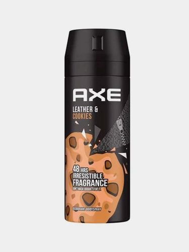 Дезодорант-спрей мужской AXE Rock Deo-UN-LTHR Cokies, 150 мл