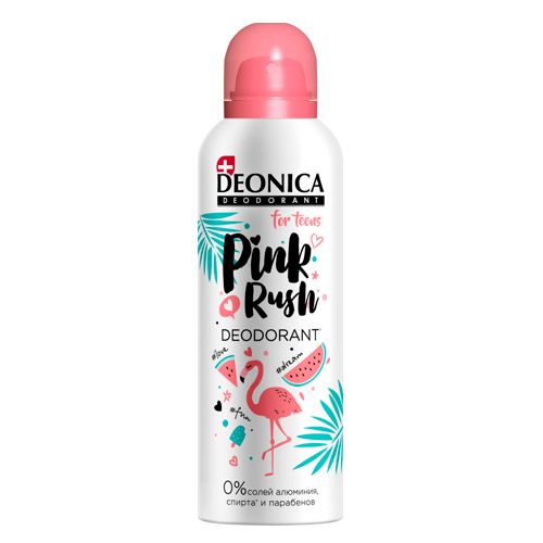 Дезодорант Deonica For Teens Pink Rush, 125 мл