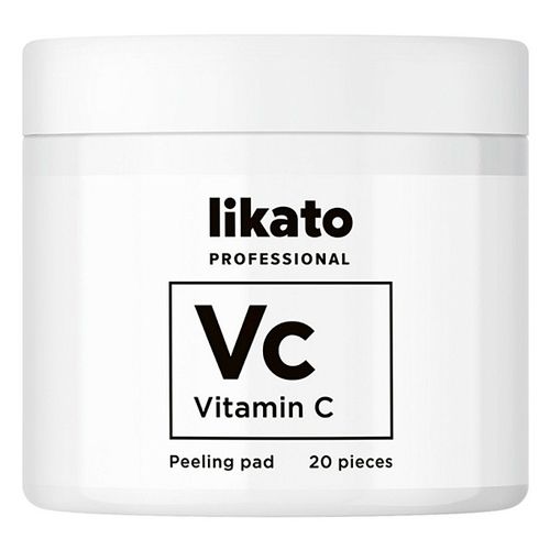 Пилинг-пэды Likato Professional для совершенной кожи с AHА кислотами и витамином С, 80 мл