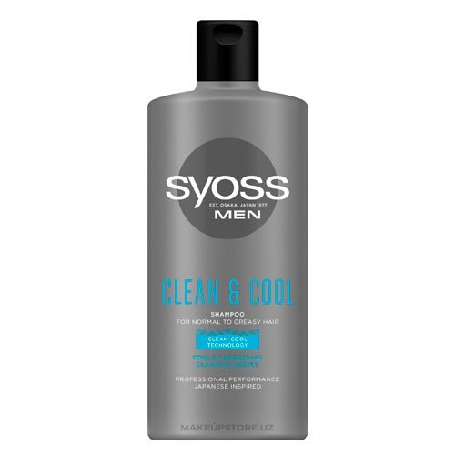 Шампунь Syoss Men Clean&Cool, 440 мл
