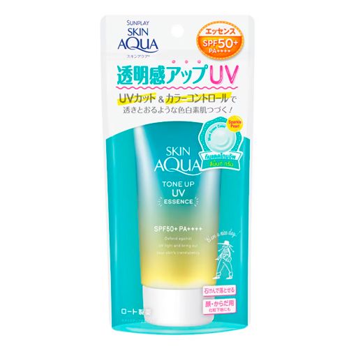 Молочко солнцезащитное Hada Labo Skin Aqua Tone Up UV SPF50+ Mint, 80 мл