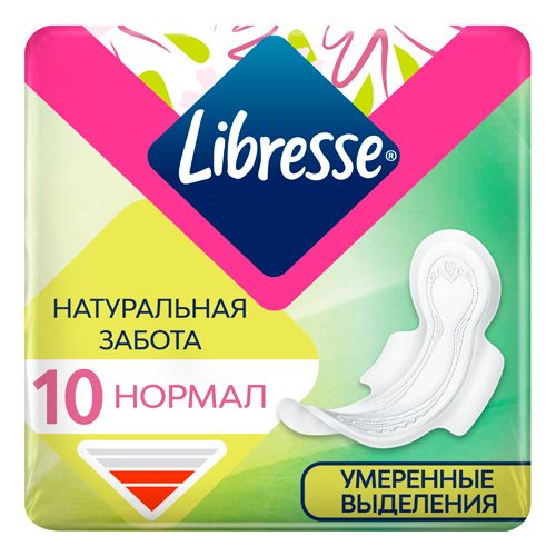 Прокладки Libresse Natural Care Ultra Normal, 10 шт