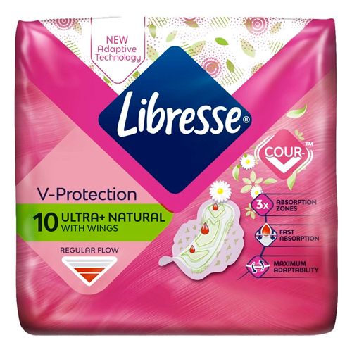 Гигиенические прокладки Libresse Ultra Normal Aloe Vera & Camomile, 10 шт