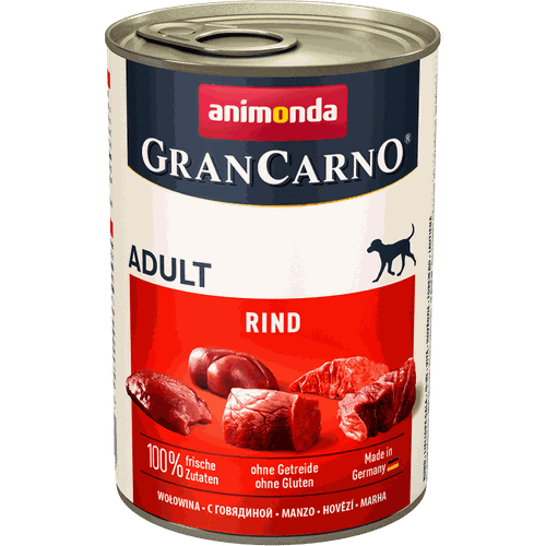 Консервы для собак Animonda GranCarno Adult с говядиной, 800 гр