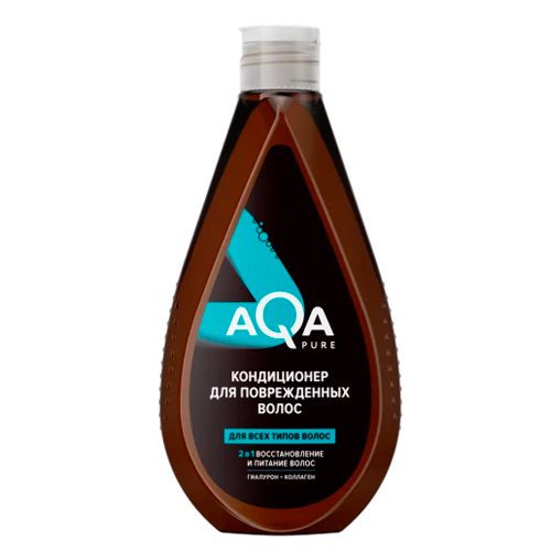 Кондиционер для поврежденных волос AQA Pure, 400 мл