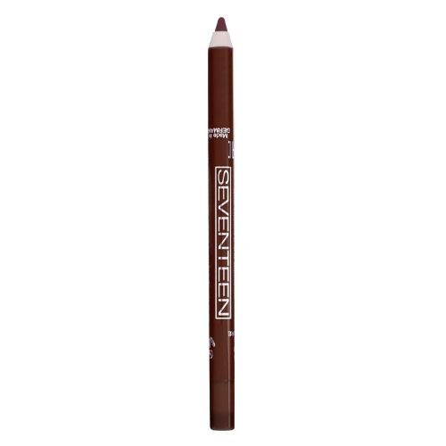 Карандаш для губ Seventeen водостойкий с витамином Е Super Smooth Lip Liner, №-35-Темный красный