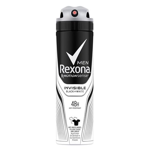 Антиперспирант аэрозоль Rexona Men Invis B+W, 150 мл