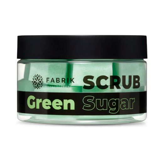 Скраб сахарный Fabrik Cos Sugar Green Scrub, 200 гр