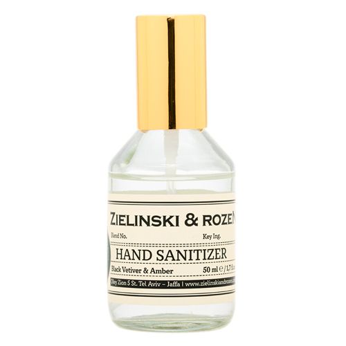 Санитайзер Спрей для рук Zielinski & Rozen Sanitizer Hand Spray 199 Black vetiver Amber, 50 мл