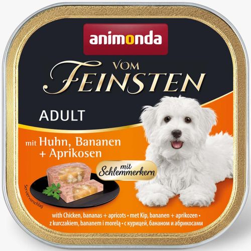 Влажный корм для собак Animonda Adult с курицей бананом и абрикосами, 150 гр