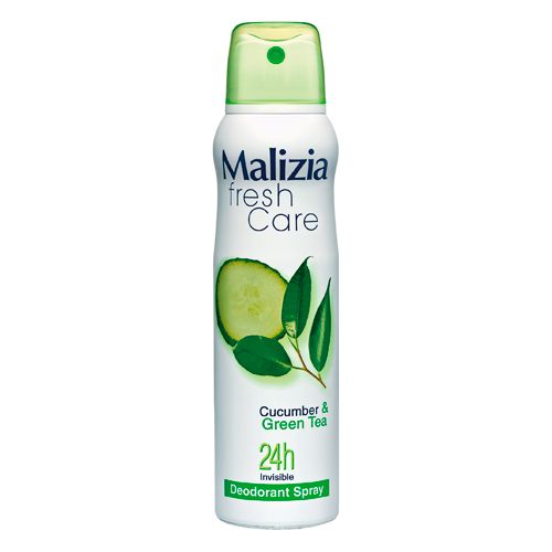 Парфюмированный дезодорант Malizia F.Care Deo Spray Ccmber&Green Tea, 150 мл