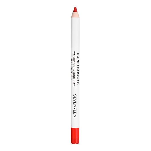 Карандаш для губ Seventeen водостойкий с витамином Е Super Smooth Lip Liner, №-14-Насыщенный красный