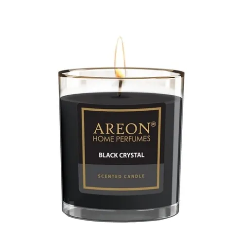 Свеча ароматическая Areon Black Crystal, 120 гр